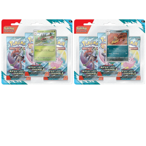 tripack - tripack pokémon - booster - coffrets - produit pokémon - booster pokémon - accessoire pokémon - etb - display - coffret pokémon - cartes pokémon